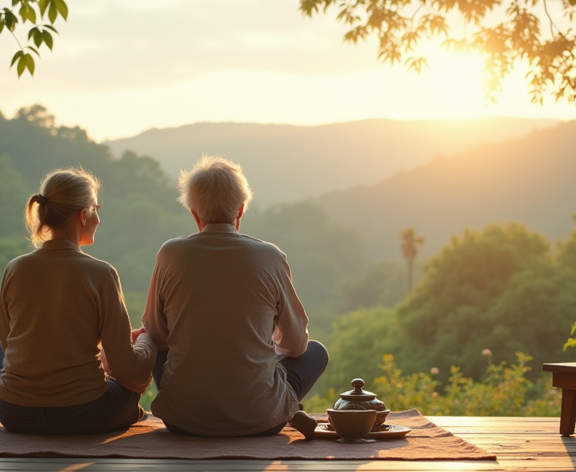 a_couple_relaxing_on_a_patio_with_a_view_of_greenery_and_hills_enjoying_tea_calm_and_peaceful_early_t429i4c3qdqgo8exl8s1_2