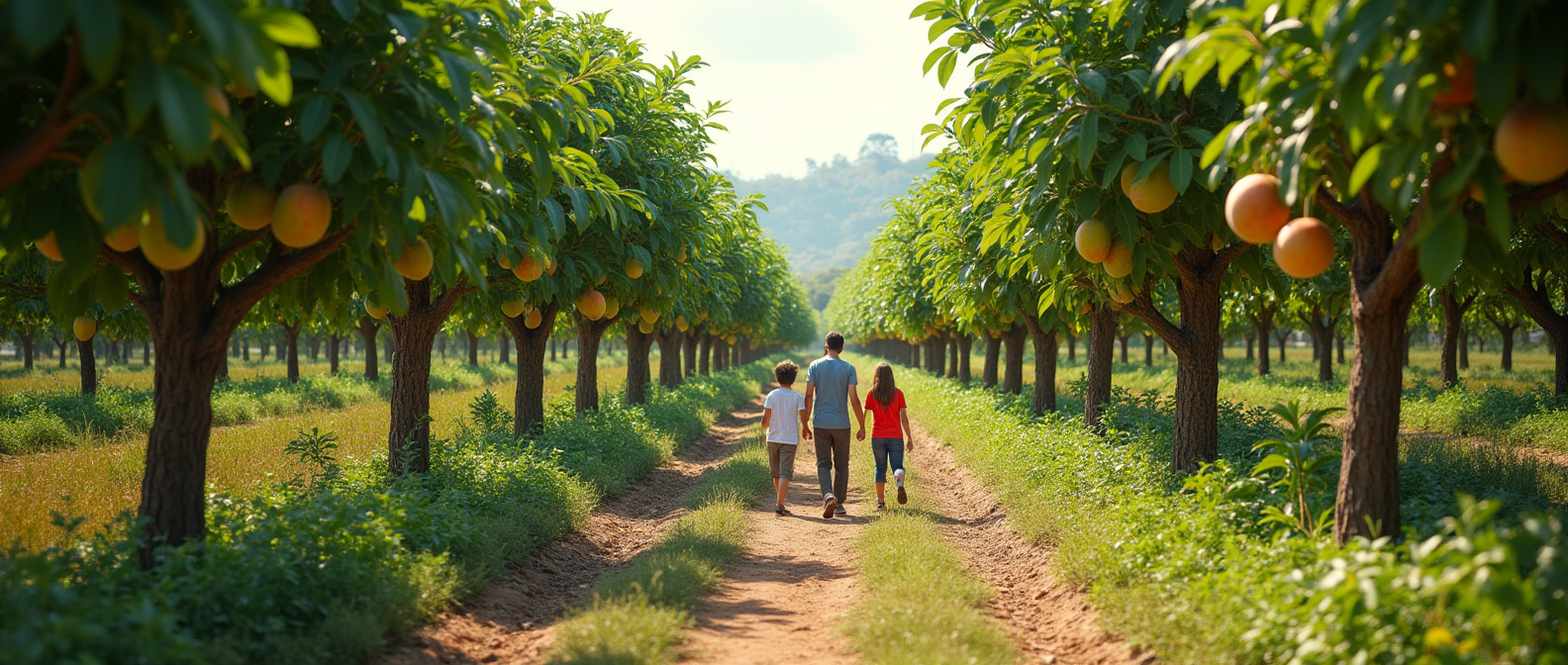 Organic Fruit Garden at Your backyard